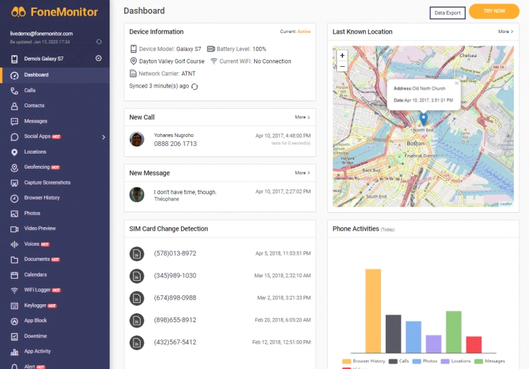 FoneMonitor Call Tracker