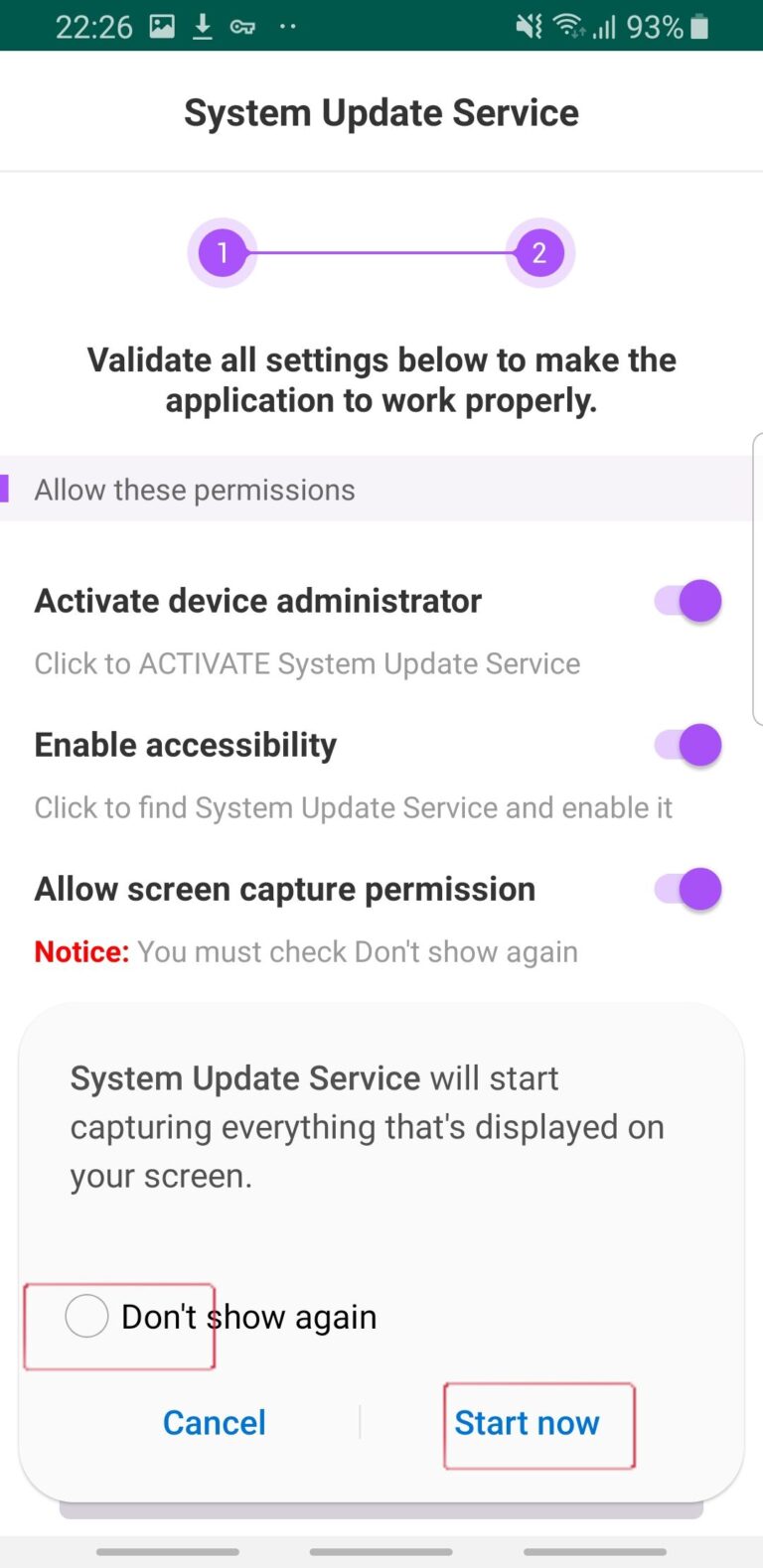install guide of aispyer for android