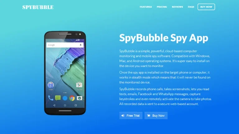 SpyBubble phone tracker