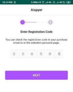 aispyer Registration code